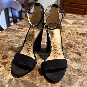 Sam Edelman Black Heeled Sandals